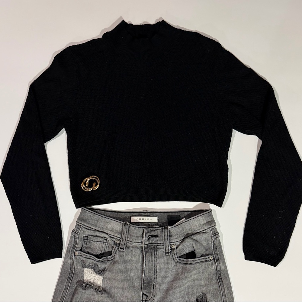Noisy may Black Sweater